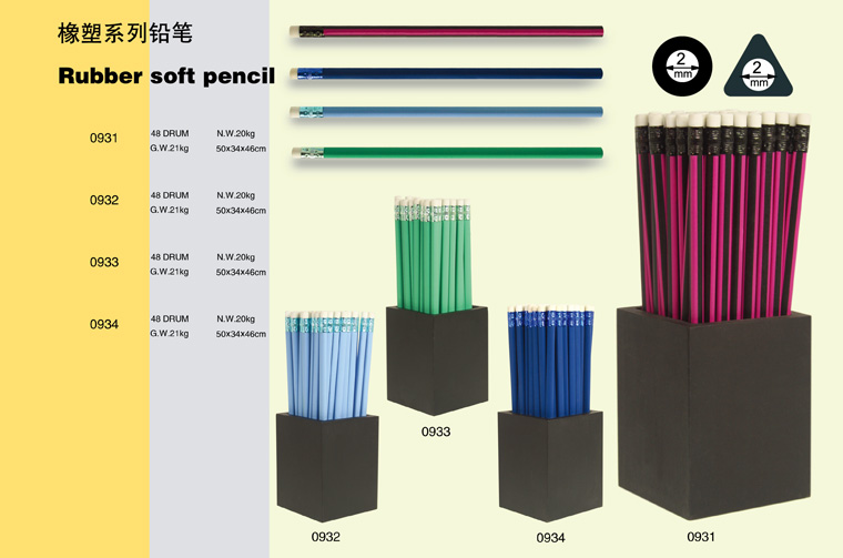 橡塑系列铅笔Rubber Soft Pencil2.jpg